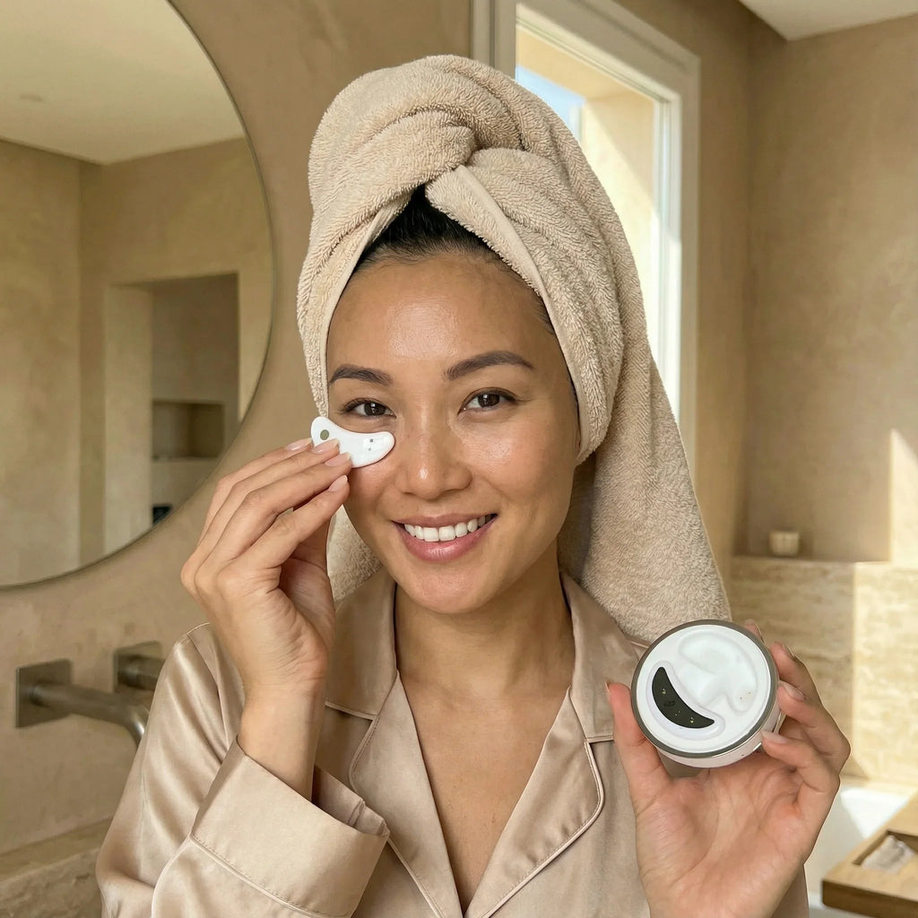 Nicebeam Eye Pods 660nm Red Light & EMS Under-Eye Wearable