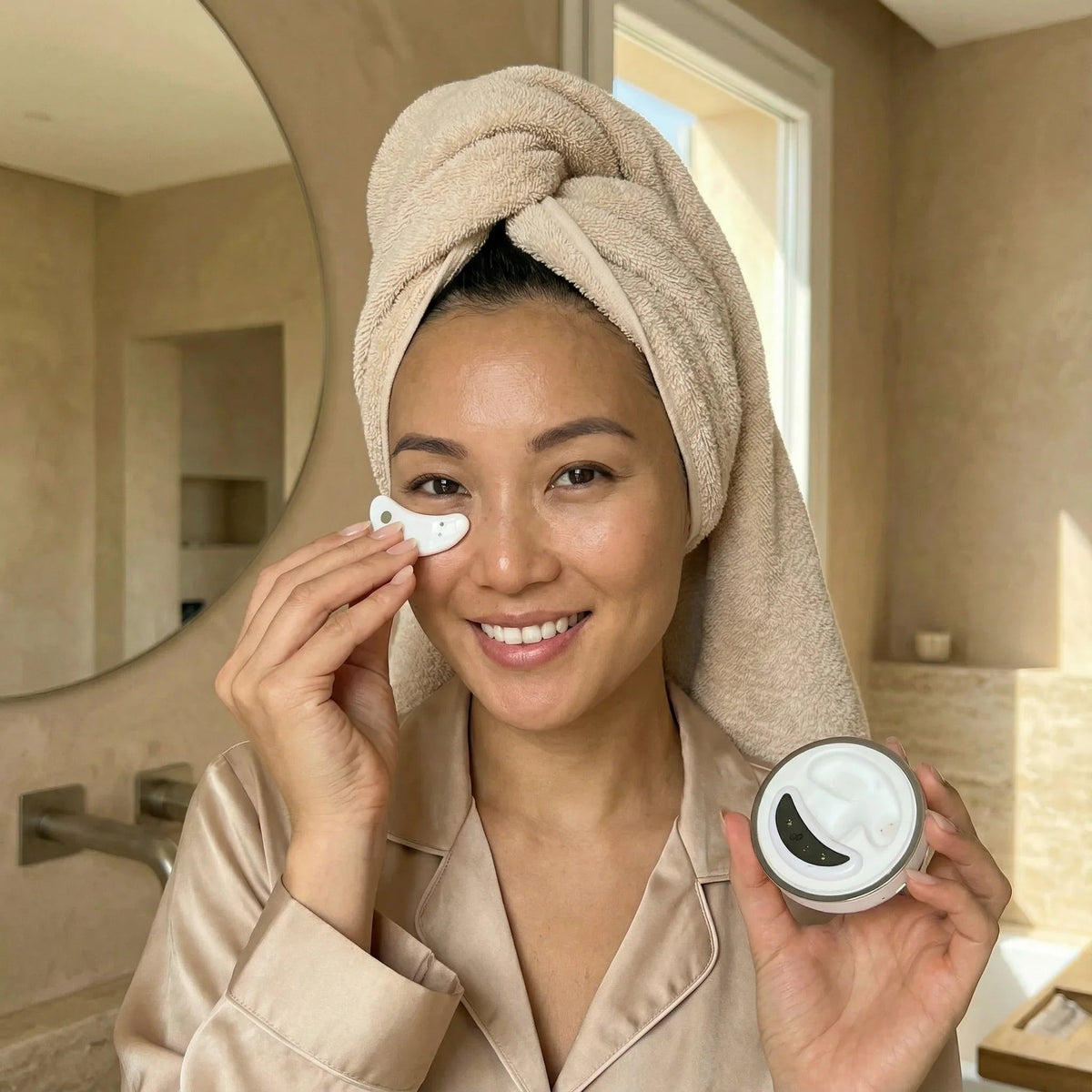 Nicebeam Eye Pods 660nm Red Light & EMS Under-Eye Wearable