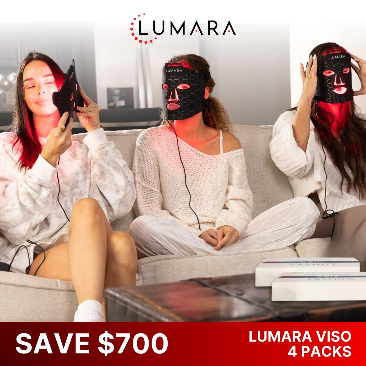 Lumara VISO 660nm Red Light LED Face Mask