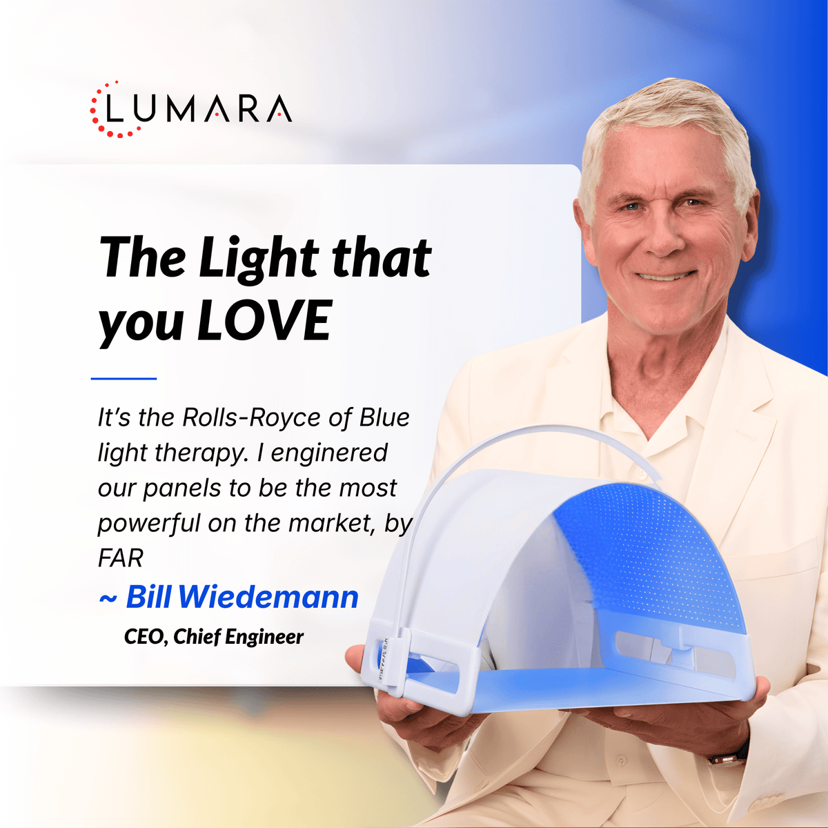 Lumara Illuminate Blue V1 415nm LED Light Panel