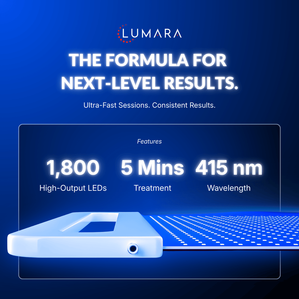 Lumara Illuminate Blue V1 415nm LED Light Panel