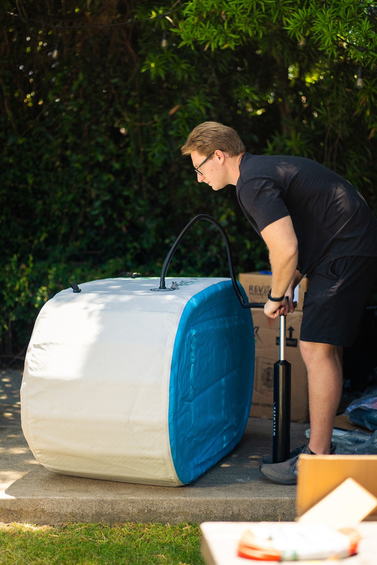 RevX Wellness Tub Deluxe Inflatable Cold Plunge Tub