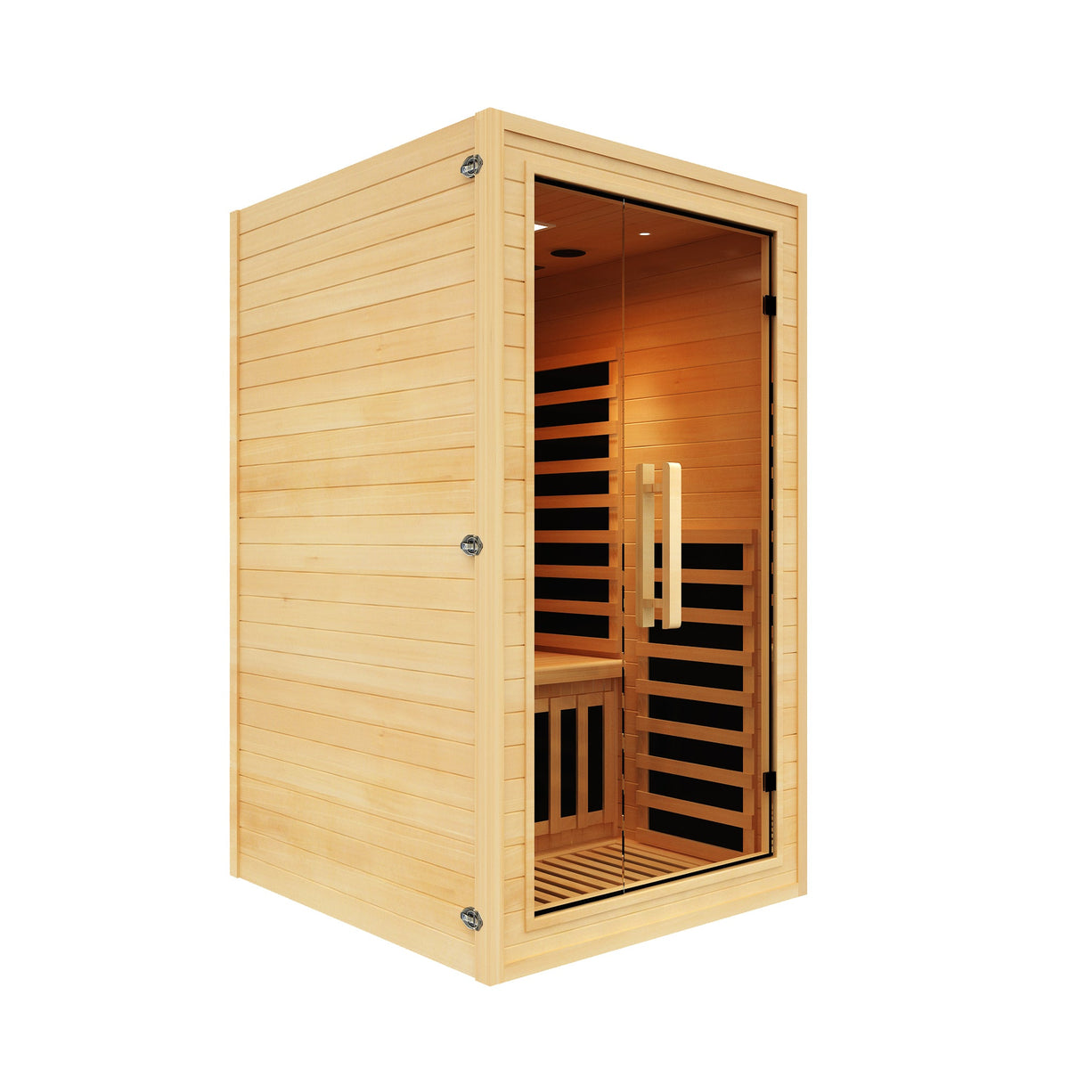 Nicebeam 1–2 Person Far Infrared Sauna Cabin with Red Light