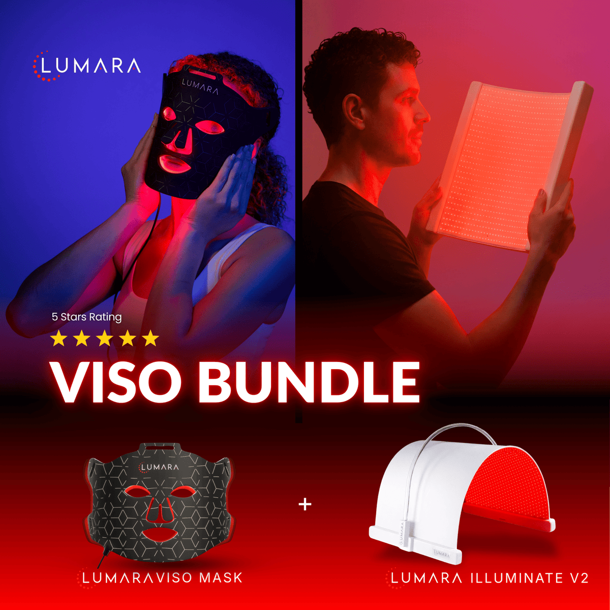 Lumara VISO 660nm Red Light LED Face Mask