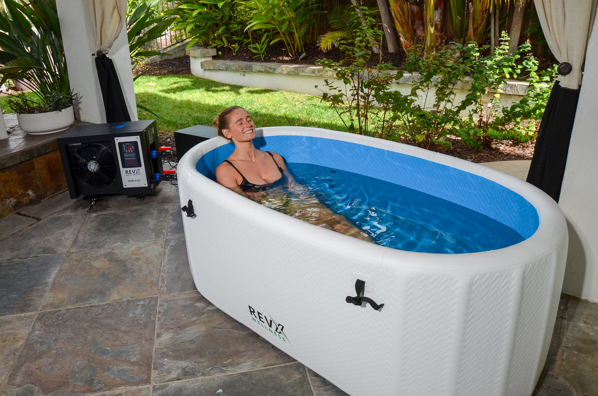 RevX Wellness Tub Deluxe Inflatable Cold Plunge Tub
