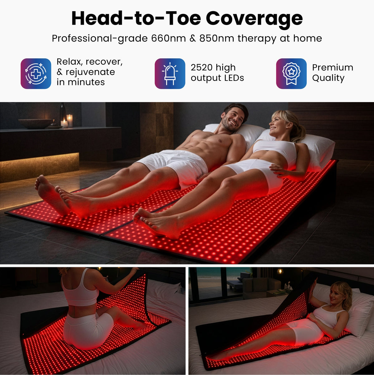 iReliev FullGlow 360 Full-Body Red & Near-Infrared Light Bag