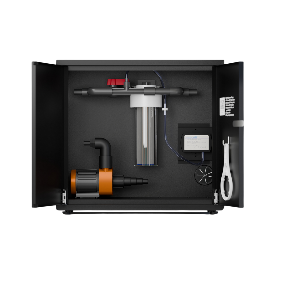 RevX Wellness Ozone Water Filtration System Cold Plunge Cabinet