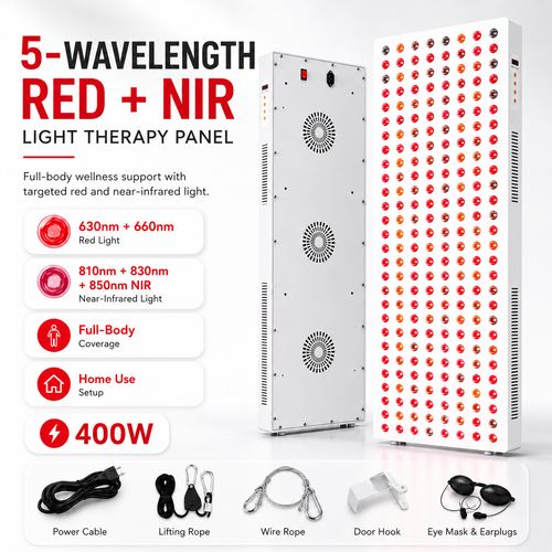 iReliev 1500W Full-Body Red & Near-Infrared LED Panel
