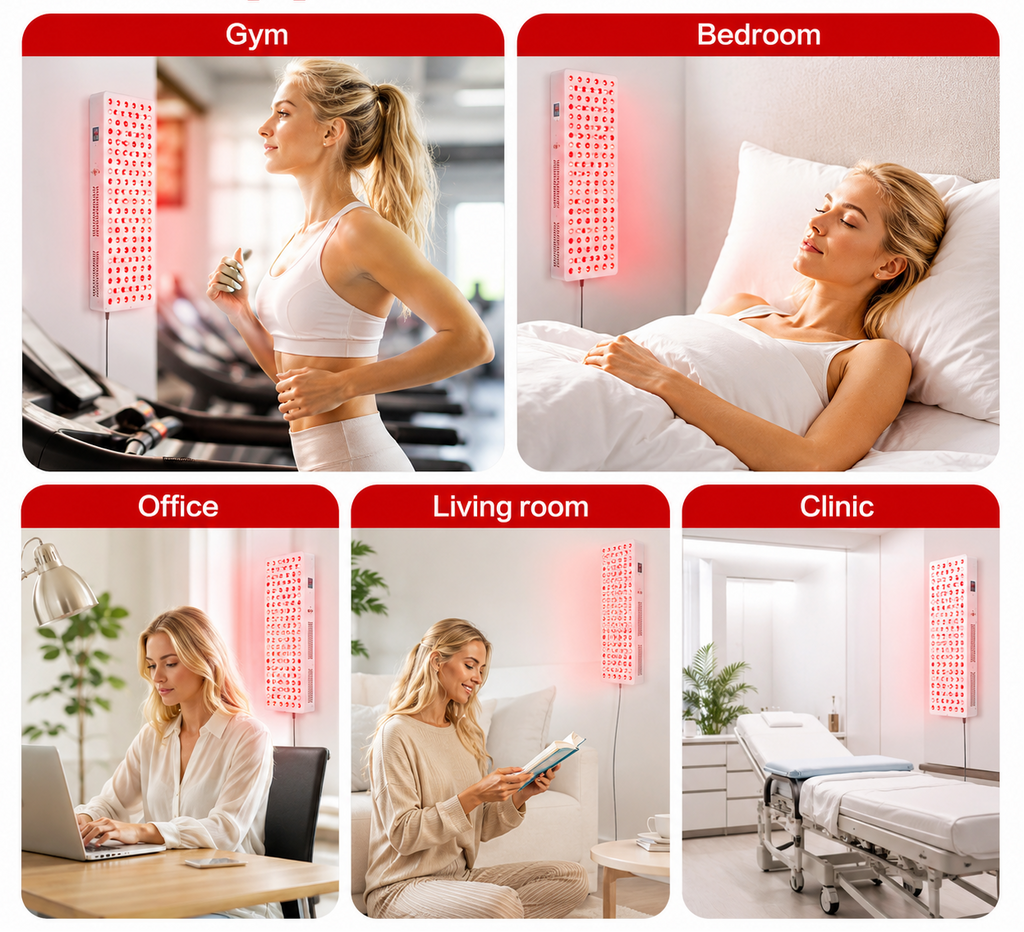 iReliev 1500W Full-Body Red & Near-Infrared LED Panel