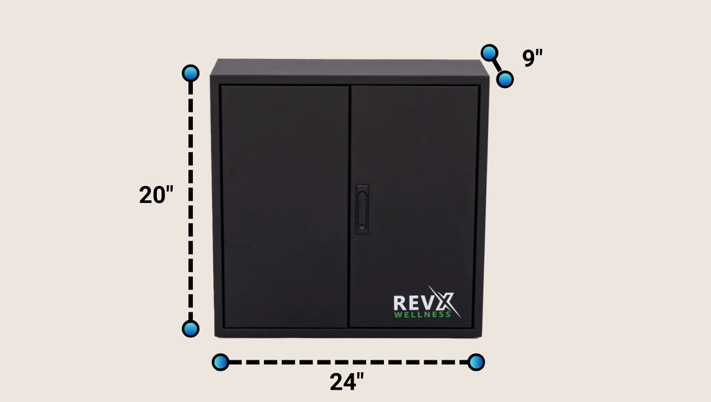 RevX Wellness Ozone Water Filtration System Cold Plunge Cabinet