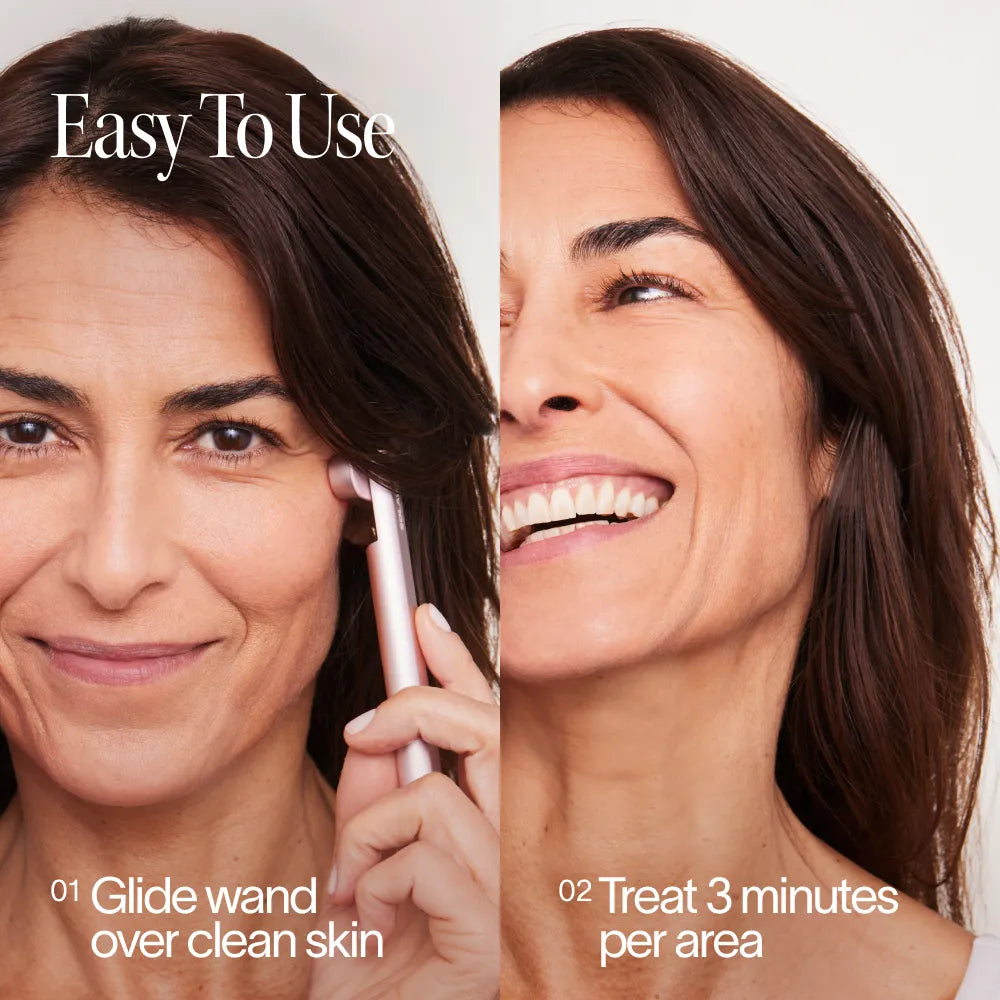 Solawave 4-in-1 Skincare Wand 630nm Red Light & LightBoost Serum Kit