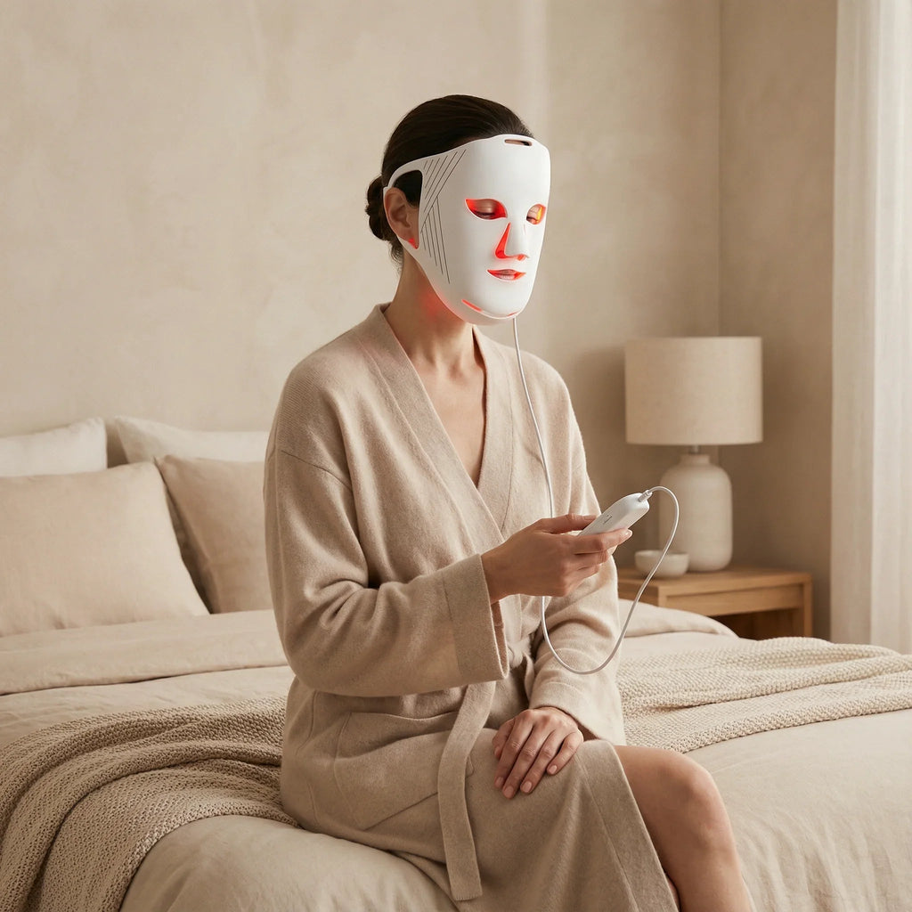 Nicebeam LED Face Mask 4-Wavelength Red, Blue & NIR LED Face Mask