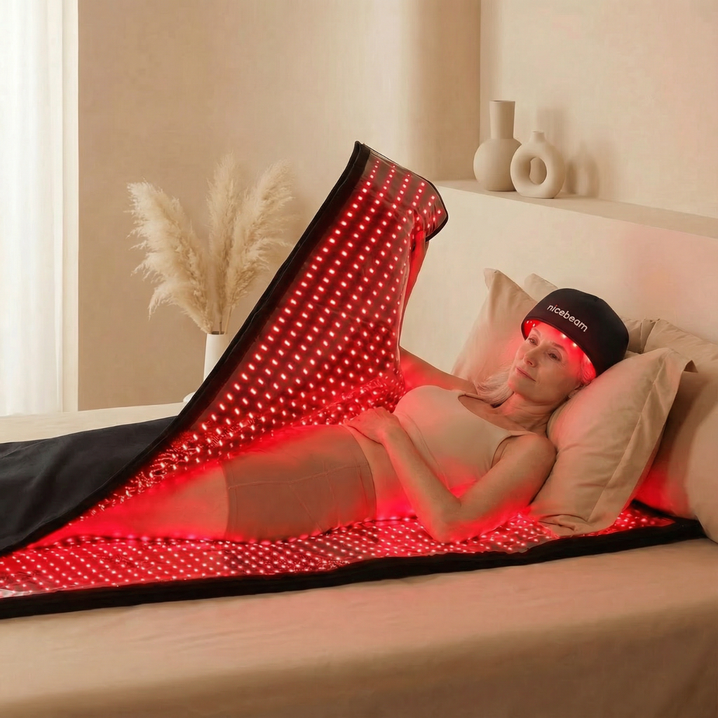 Nicebeam Full Body Bundles Mat or Bag + Hat, Lamp or Mask