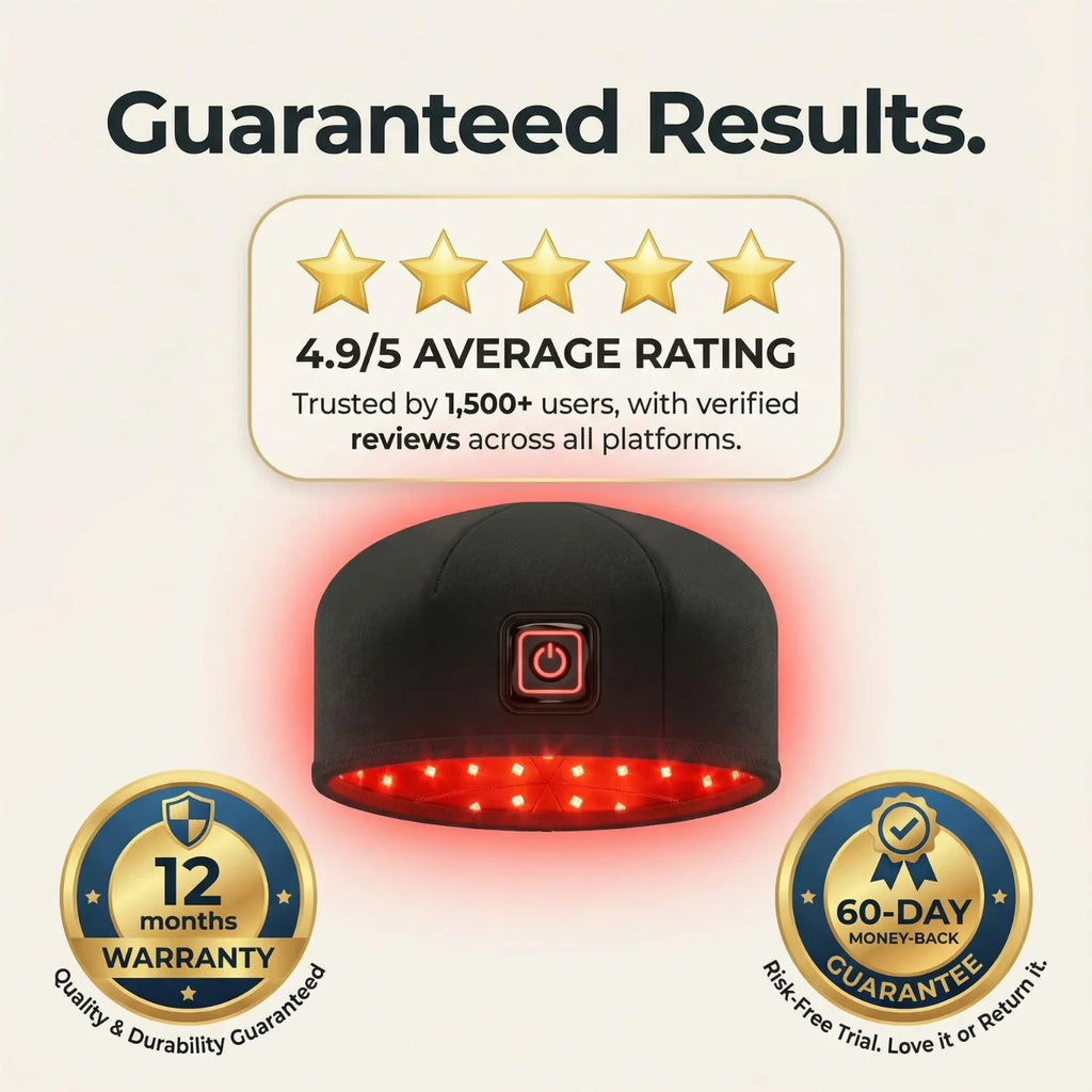 Nicebeam Red Light Hat 660nm & 830nm LED Scalp Cap