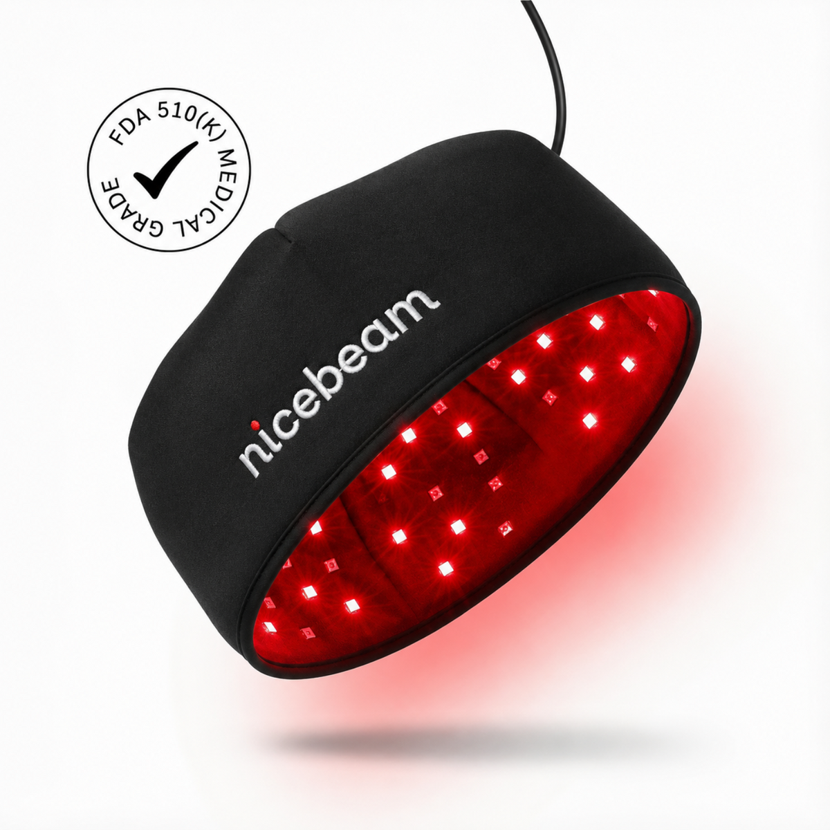 Nicebeam Red Light Hat 660nm & 830nm LED Scalp Cap