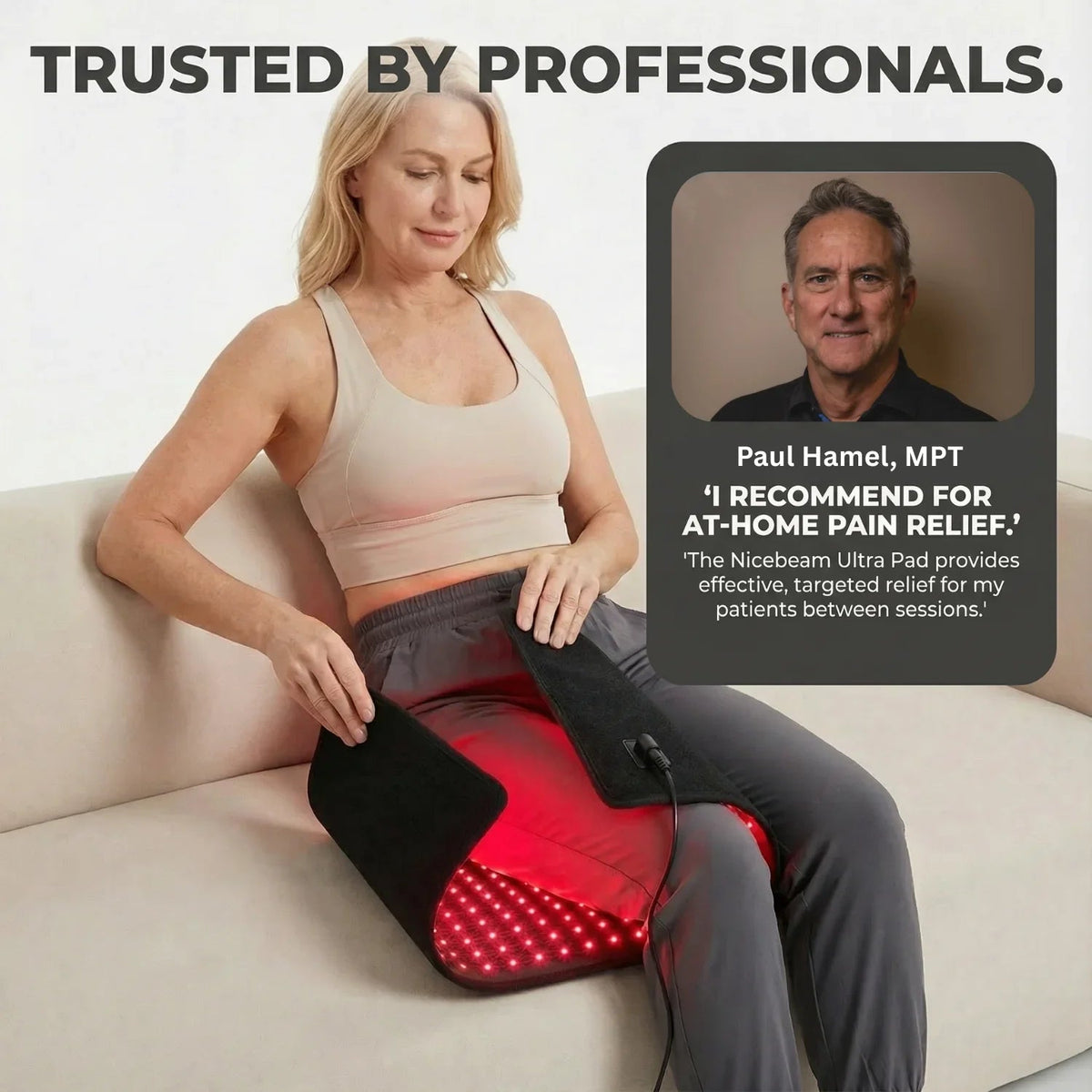Nicebeam Ultra Pad 1,080-Chip 660nm & 850nm Full-Body LED Pad