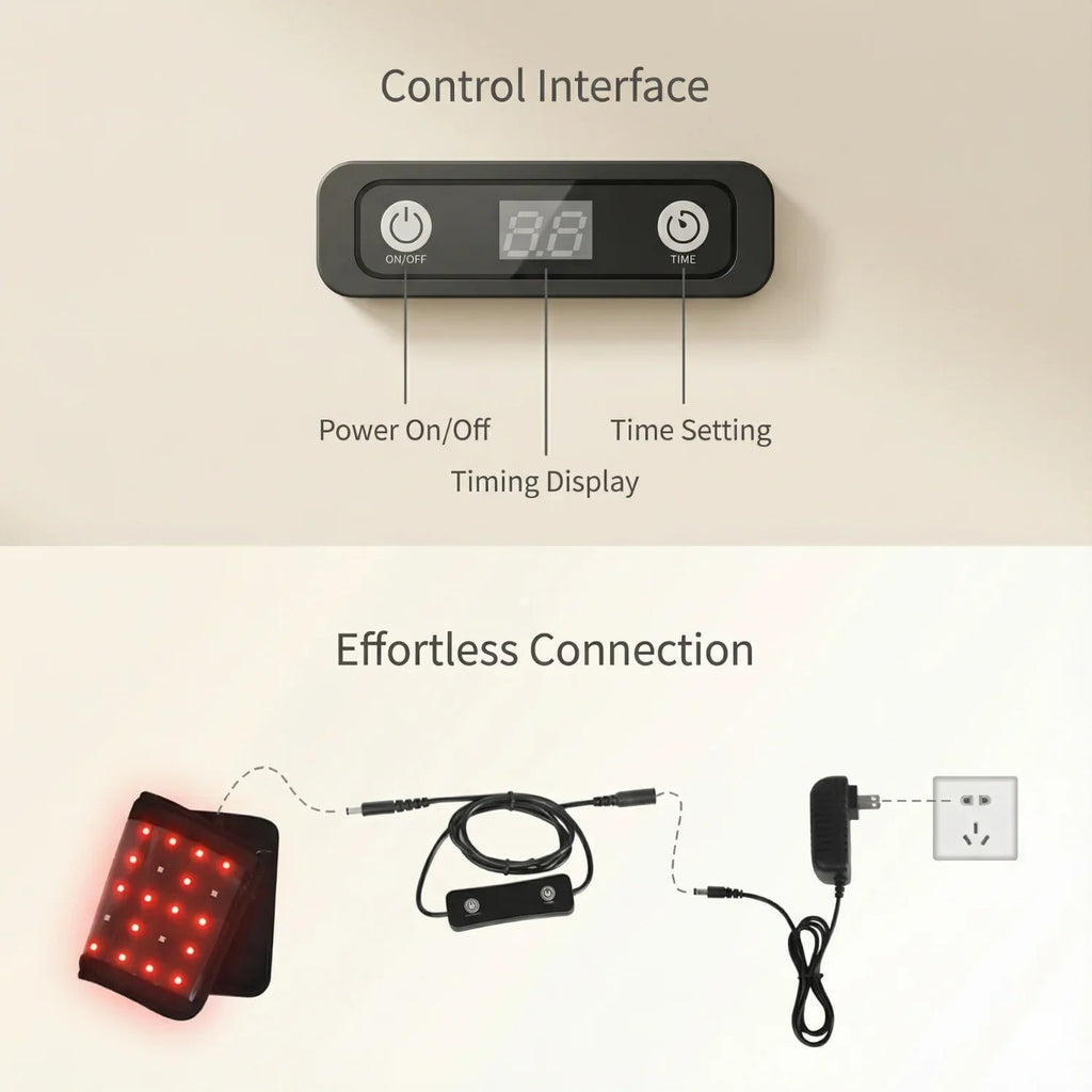 Nicebeam Armband 660nm & 850nm USB-Powered LED Wrap