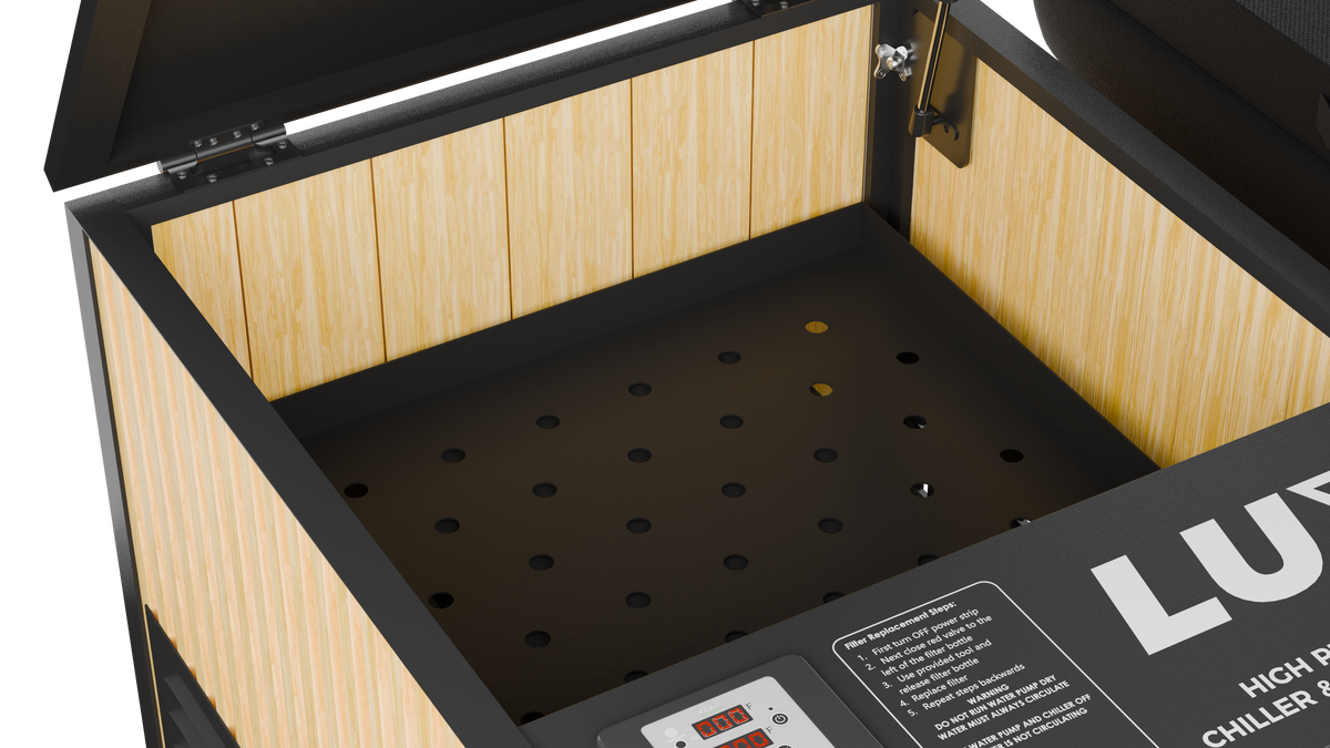 RevX Wellness X Tub + LUX 1.5 HP Chiller Acrylic Cold Plunge Tub