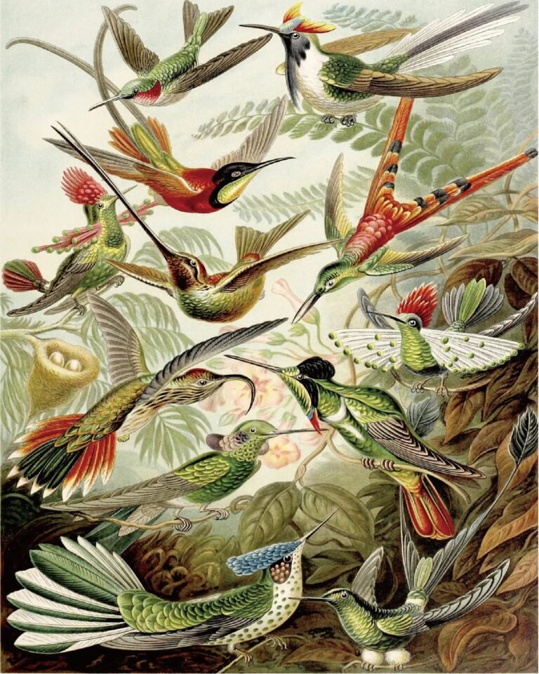 Paint by numbers birds