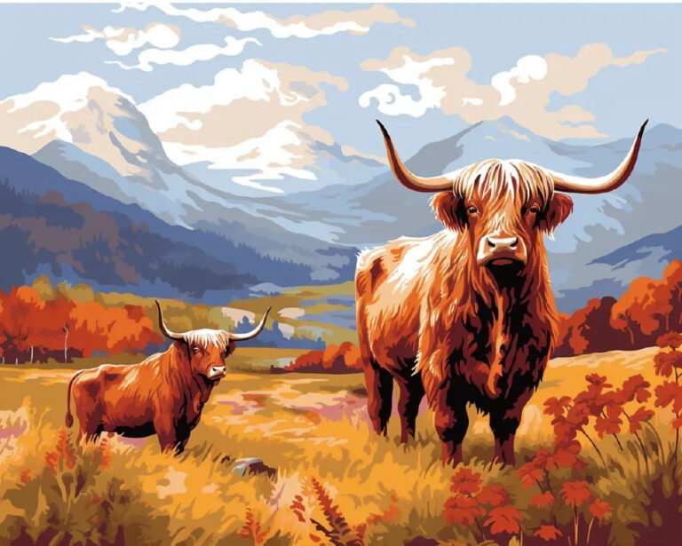Buffalo Paint by Numbers