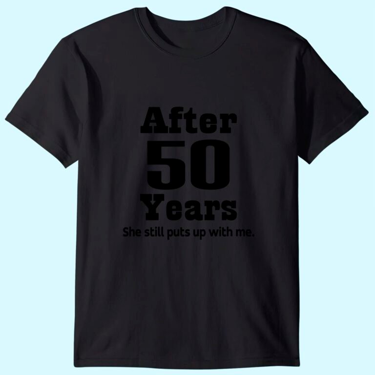50th Anniversary T-shirt Funny Husband Party Tee
