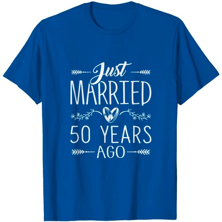 50th Wedding Anniversary Gifts 50 Years Marriage Matching T-shirt