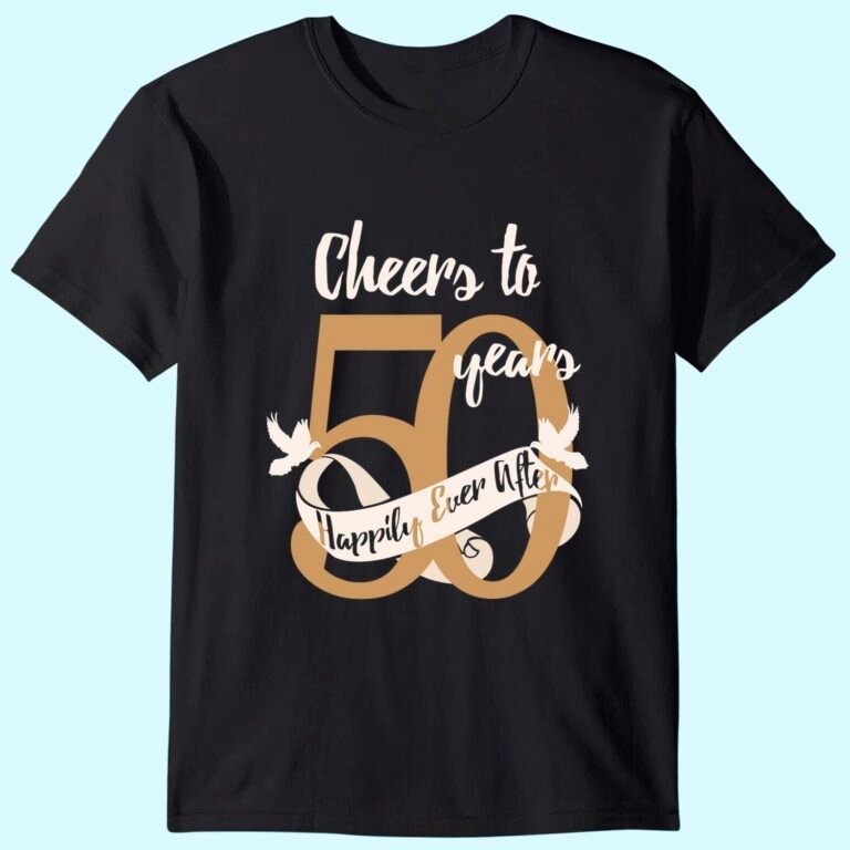50th Wedding Anniversary T-shirt Gift For Couples