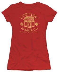 A Christmas Story Juniors Shirt Chop Suey Palace Co Red T-Shirt