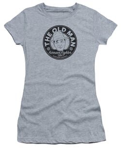 A Christmas Story Juniors Shirt The Old Man Athletic Heather T-Shirt