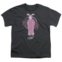 A Christmas Story Kids Shirt Pink Nightmare Charcoal T-Shirt