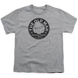 A Christmas Story Kids Shirt The Old Man Athletic Heather T-Shirt