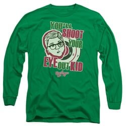 A Christmas Story Long Sleeve Shirt You’ll Shoot Your Eye Out Green Tee T-Shirt