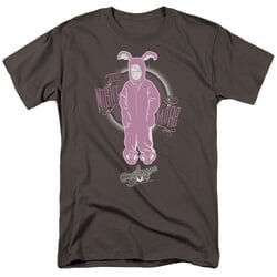 A Christmas Story Shirt Pink Nightmare Charcoal T-Shirt