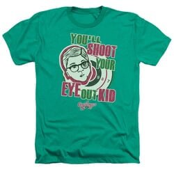 A Christmas Story Shirt You’ll Shoot Your Eye Out Heather Green T-Shirt