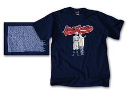 Abbott & Costello T-shirt Who’s on First Navy Blue Tee Shirt
