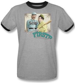 Abott & Costello Adult Ringer Tee T-Shirt