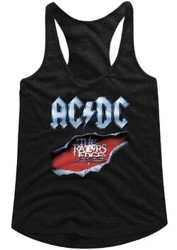 AC/DC Juniors Tank Top Razor’s Edge Black Racerback