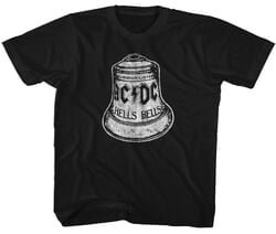AC/DC Kids Shirt Hells Bells Black T-Shirt