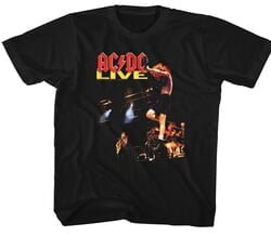 AC/DC Kids Shirt Live Black T-Shirt