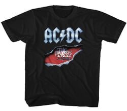 AC/DC Kids Shirt The Razor’s Edge Black T-Shirt