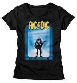 AC/DC Shirt Juniors Who Made Who Black T-Shirt