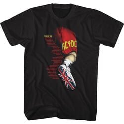 AC/DC Shirt Leg 1996 Tour Black T-Shirt