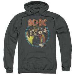 ACDC Hoodie Highway To Hell Charcoal Sweatshirt Hoody