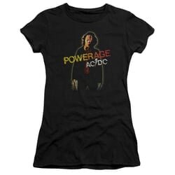 ACDC Juniors Shirt Powerage Black T-Shirt