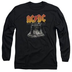 ACDC Long Sleeve Shirt Hell’s Bells Black Tee T-Shirt