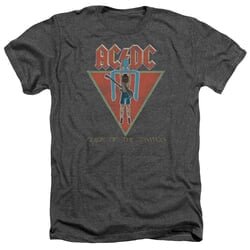 ACDC Shirt Flick Of The Switch Heather Charcoal T-Shirt