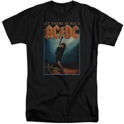 ACDC Shirt Let There Be Rock Black Tall T-Shirt
