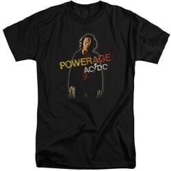 ACDC Shirt Powerage Black Tall T-Shirt