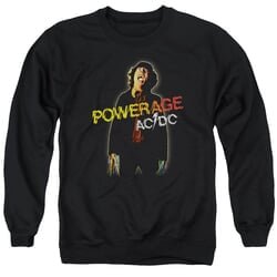 ACDC Sweatshirt Powerage Adult Black Sweat Shirt