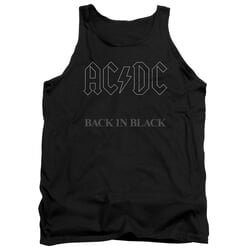 ACDC Tank Top Back In Black Black Tanktop